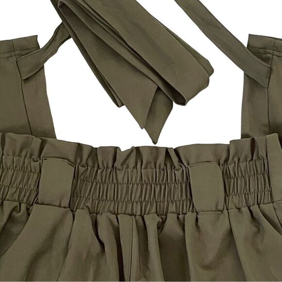 Grace Karin High Waist Belted Bow Tie Paper Bag Tie Ankle Pants - Picture 12 of 16